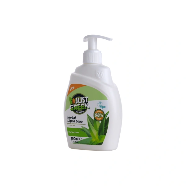Just Green Organic, Organické Tekuté mýdlo Aloe vera 400 ml