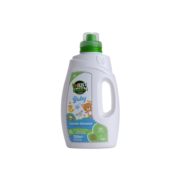 Just Green Organic, Organický Dětský prací gel 1500 ml, 30 praní