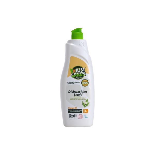 Just Green Organic, Organický přípravek na nádobí 750 ml