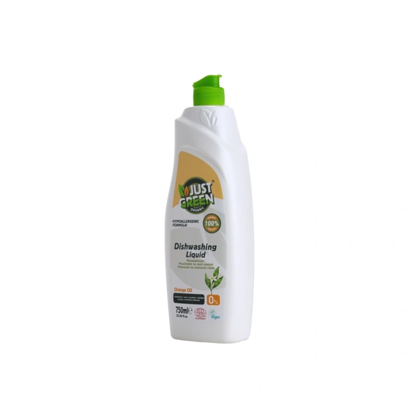 Just Green Organic, Organický přípravek na nádobí 750 ml