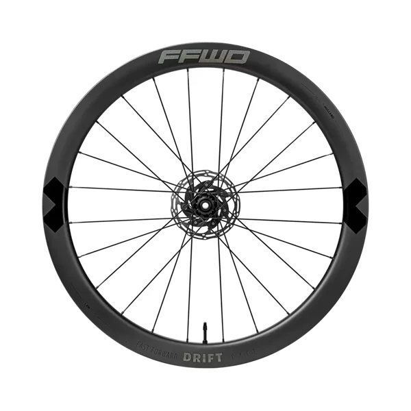 Karbonová kola DRIFT PACE (48 mm), FFWD N/GAGE 2:1, MattBlack, plášť - Campagnolo 9-12sp