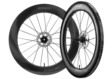 Karbonová kola RAW CS (77 mm), FFWD/CS 2:1, GlossyBlack, plášť - SRAM XDR 12sp