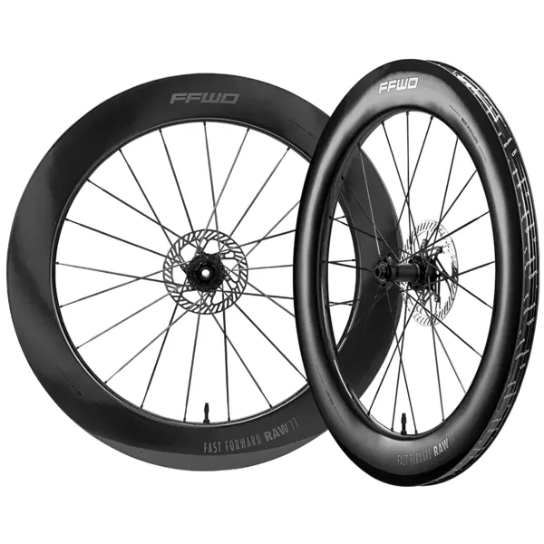 Karbonová kola RAW CS (77 mm), FFWD/CS 2:1, GlossyBlack, plášť - SRAM XDR 12sp