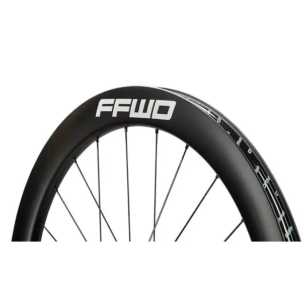 Karbonová kola RYOT55 V2 (55 mm), FFWD N/GAGE 2:1, White, plášť,Shimano 11/12sp