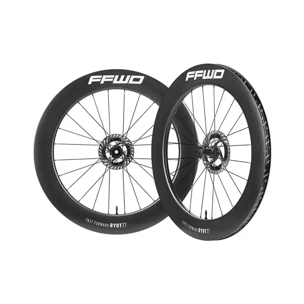 Karbonová kola RYOT77 V2 (77 mm), DT240 2:1 EXP, White, plášť - Campagnolo 9-12sp