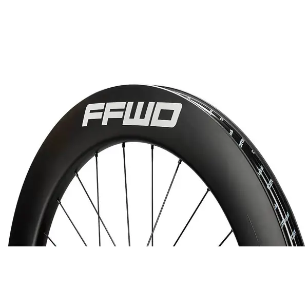 Karbonová kola RYOT77 V2 (77 mm), FFWD N/GAGE 2:1, White, plášť - SRAM XDR 12sp