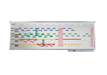 Keramická roční plánovací tabule (30 polí) 50x150 cm, PROFESSIONAL, magnetická, bílá