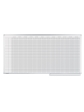 Keramická roční plánovací tabule (75 polí) 100x150 cm, PROFESSIONAL, magnetická, bílá