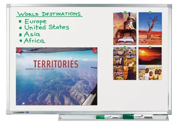 Keramická tabule 120x300 cm, PROFESSIONAL, magnetická, bílá