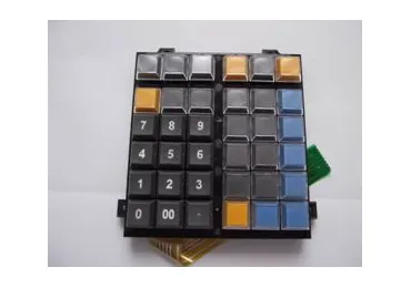 Klávesnice 36 kl. CR2x, QMP5x bez potisku černá