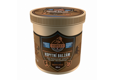 Kopytní balzám pro poškozené kopyto