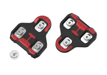 Kufry pro pedály Assioma PRO RL (LOOK) červené, vůle 9°