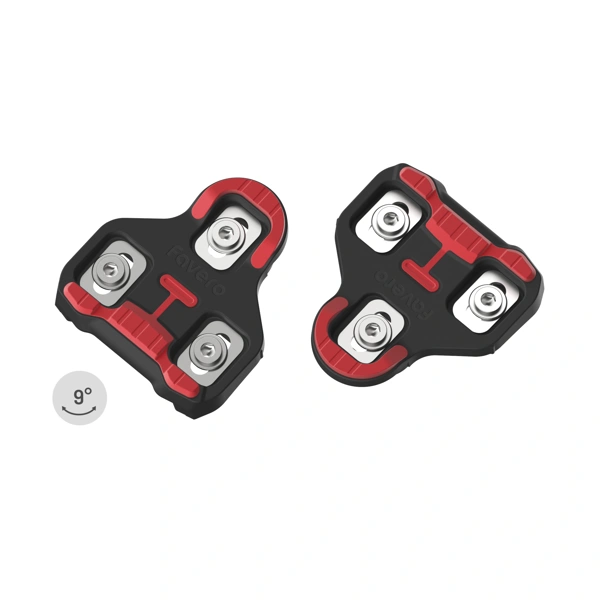 Kufry pro pedály Assioma PRO RL (LOOK) červené, vůle 9°