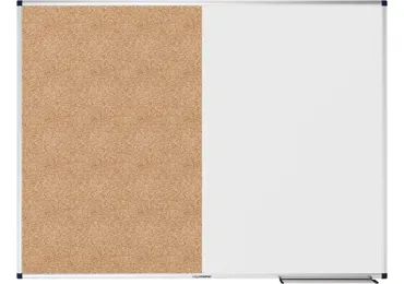 Lakovaná/korková tabule kombinovaná UNITE 90x120 cm