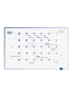 Lakovaná plánovací tabule - měsíční plán, 60x90 cm, ACCENTS, magnetická, bílá