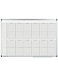 Lakovaná roční plánovací tabule - (20 polí), 2 pol. 60x90 cm, PREMIUM, magnetická, bílá