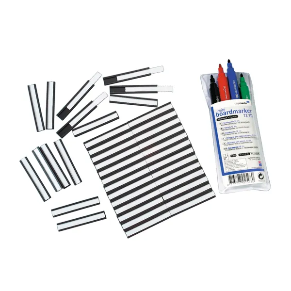 Lakovaná roční plánovací tabule - (20 polí), 2 pol. 60x90 cm, PREMIUM, magnetická, bílá
