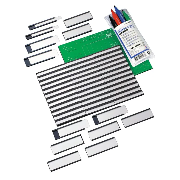 Lakovaná roční plánovací tabule - (33 polí) 2 pol. 90x120 cm, PREMIUM, magnetická, bílá