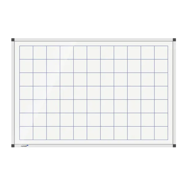 Obrázek pro LEG-7101735 Lakovaná tabule 45x60 cm s rastrem 50mm, PREMIUM, magnetická, bílá