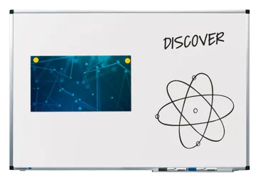 Lakovaná tabule 60x90 cm, PREMIUM, magnetická, bílá