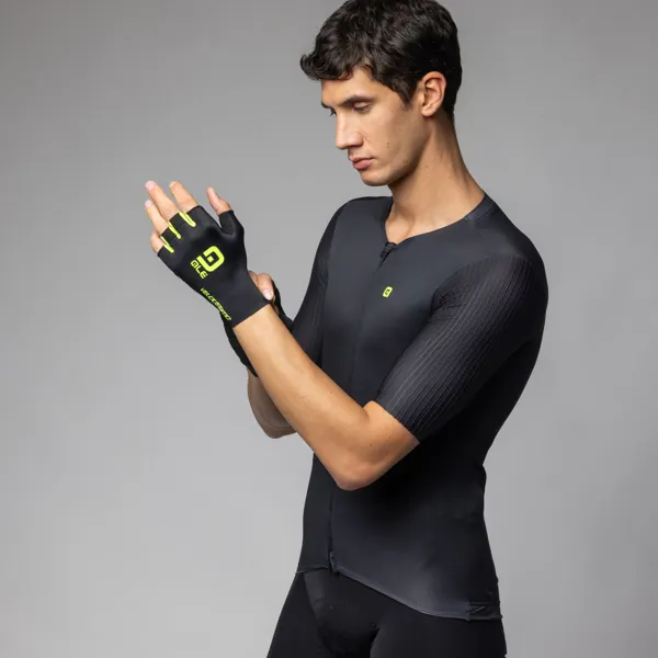 Letní cyklistické rukavice ALÉ VELOCISSIMO Crono - Velikost XXL