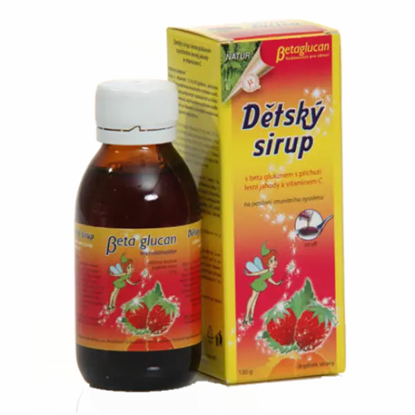 Liečive rastliny Dětský sirup s příchutí lesní jahody a vitam. C 130 g