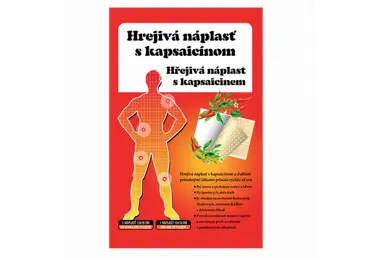Liečive rastliny Hřejivá náplast s kapsaicinem 12x18 cm