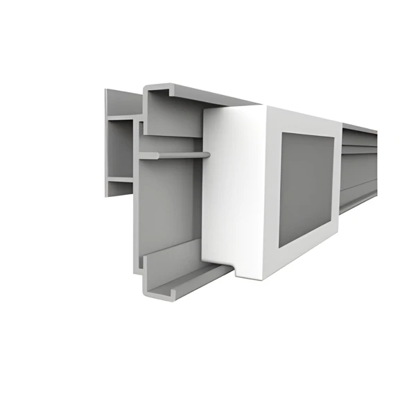 Lišta se samolepící páskou - Rail GG005, 1m, transparentní