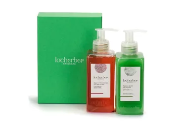 Locherber Skincare Dárková sada: Intimní mýdlo 250 ml + Přírodní tekuté mýdlo s chlorofylem 250 ml
