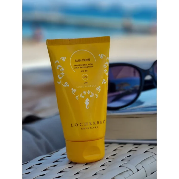 Locherber SUN PURE Opalovací krém SPF 50 vysoká ochrana - 75 ml