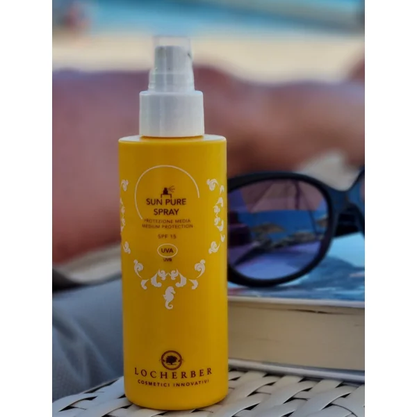 Locherber SUN PURE Opalovací sprej SPF15 - 150 ml