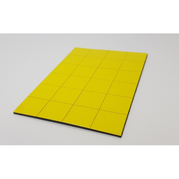 Magnetické čtverečky žluté 20x20 mm