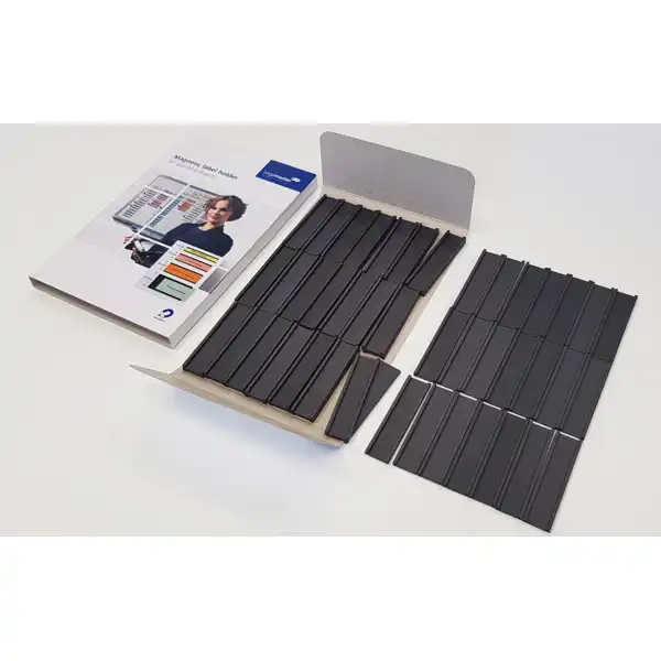 Obrázek pro LEG-7450200 Magnetické drážky na štítky 15x60 mm, 63 ks