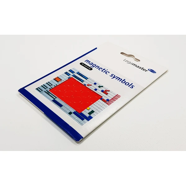 Magnetické kolečka červené 10 mm