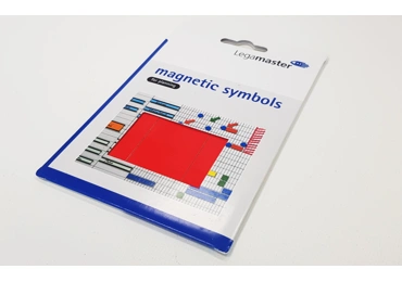 Magnetické obdélníky červené30x60 mm