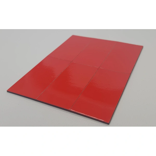 Obrázek pro LEG-7444702 Magnetické obdélníky červené30x60 mm