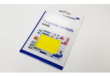 Magnetické obdélníky žluté 20x30 mm