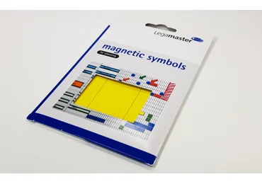 Magnetické obdélníky žluté 30x60 mm