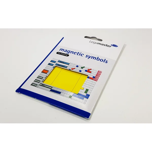 Magnetické obdélníky žluté 30x60 mm
