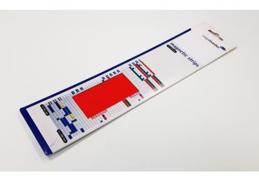 Magnetické pásky - červené - 5x300 mm