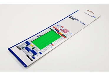 Magnetické pásky - zelené - 10x300 mm