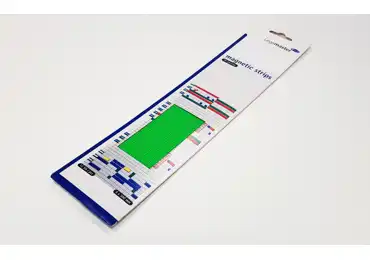 Magnetické pásky - zelené - 5x300 mm