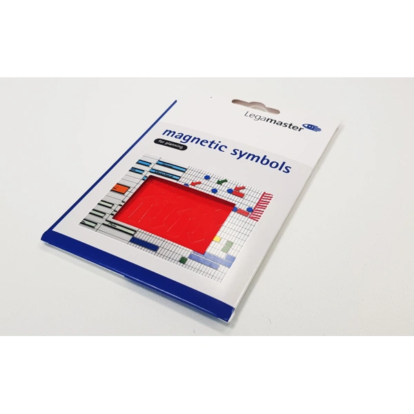 Magnetické symboly - šipky 10x20 mm,sada 35 ks, červené