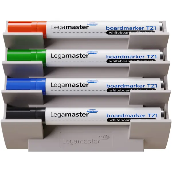 Magnetický držák na 4 popisovače, šedý