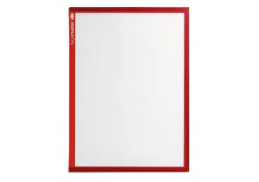 Magnetický držák na dokumenty - DIN A4 - červený