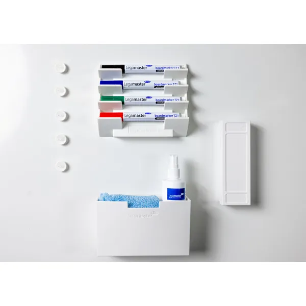 Magnetický držák na příslušenství pro tabule, bílý