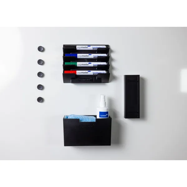 Magnetický držák na příslušenství pro tabule, černý