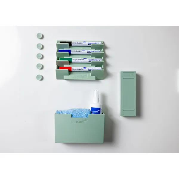 Magnetický držák na příslušenství pro tabule, světle zelený