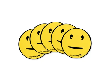 Magnetický symbol smajlík neutrální, 50 mm, 5 ks