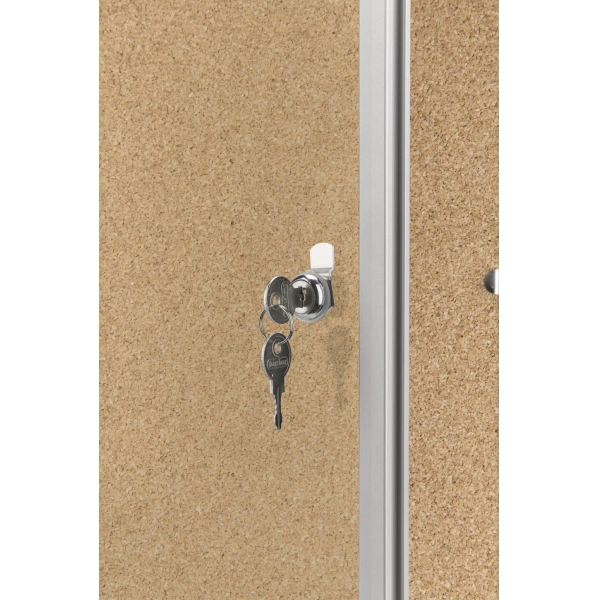 Magnetoplan vitrína korková optimal vnitřní 4 x A4